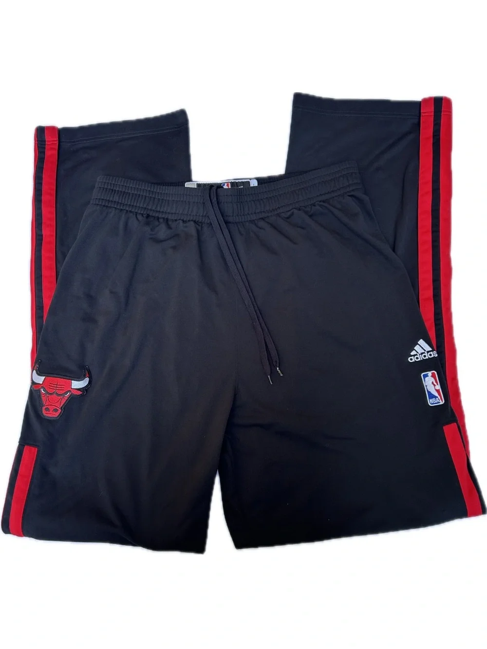Adidas NBA Authentics Chicago Bulls Tearaway Warm Up Pants XL +2 Length